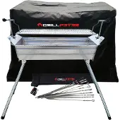 Grillpeter Mangal Ararat Edelstahl 2mm mit Abdeckhaube und Spieße