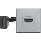Legrand HC4284 Anschlussdose HDMI aluminium