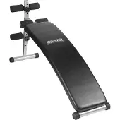SPORTINATOR Einheitsgröße STR-2|Sit Up verstellbare Trainings Hantelbank grau