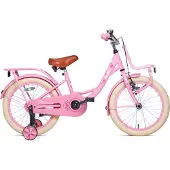 Nogan Kiki Kinderfahrrad - Mädchenfahrrad - 18 Zoll - Rosa