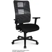 Topstar Ortho Sedis 55 Schreibtischstuhl schwarz mit offener Rückenlehne