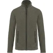 Kariban Damen Fleece Jacke Teddy Fleecejacke Winterjacke Übergang, Größe:3XL, Farbe:Green Marble Heather