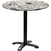 Restootab Runder Tisch Ø 80 cm – Modell Bazila Terrazzo Cepp