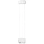 Arcchio LED-Pendellampe Rotari, Linse, Downlight, weiß