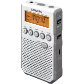 Sangean Dt-800 White Digital Pocket Am/fm Tragbares Radio