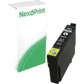 NexoPrint Druckerpatrone kompatibel zu Epson C13T163140 16XL schwarz WorkForce WF-2660 DWF Epson WF-2650 DWF Epson WF-2630 WF Epson WF-2540 WF Epson WF-2530 WF