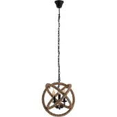 Näve - Pendelleuchte, Hemp, d:43cm; Gesamthöhe 150cm, Deckenplatte 12cm; 7065811