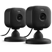 Amazon Blink Mini 2, IP-Sicherheitskamera, Innen & Außen, Kabellos, Alexa, Tisch/Wand, Schwarz