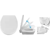 Gravidus WC-Sitz Duroplast Absenkautomatik Toilette