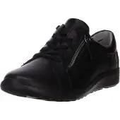Waldlaufer Schnürhalbschuhe in schwarz, Gr. 4.5