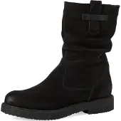 Tamaris Damen Stiefel Leder schwarz 39