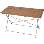 Mendler Biergartentisch Garmisch, Klapptisch Gartentisch, lackiert 120x60x70cm natur