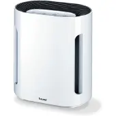 Beurer Luftreiniger LR 200 Weiß für Räume bis 15 m² mit 3-fach Filtersystem und Ionen-Funktion
