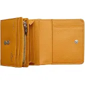 Golden Head Leder Geldbörse Madrid RFID Protect Zipped Billfold Coin Wallet Gamboge senfgelb