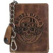 Greenburry Rebel Rider Biker Geldbörse Leder 11 cm