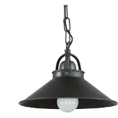 Licht-Erlebnisse Pendelleuchte Vintage Design Echt-Messing inBronze antik E27 Ø 25 cm Hängelampe