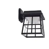 LINDBY Solar-LED-Wandleuchte Latarka, Höhe 24 cm, Sensor