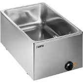 Saro Warmhaltebehälter Bain Marie BM 160, Edelstahl, Stabiler Behälter mit tiefgezogenem Innenbehälter, 1 Warmhaltebehälter