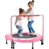 Vevor Kindertrampolin Outdoor-Trampolin 91,44 cm faltbares Trampolin Gartentrampolin für Kleinkinder, Geburtstagsgeschenk für Kinder ab 3 Jahren 100 kg belastbar Rot