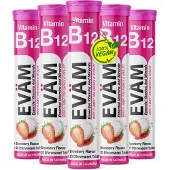 EVÄM Vitamin B12 Brausetabletten - 5er Pack 100 St