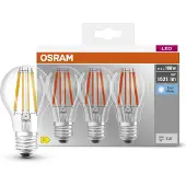 Osram ED BASE Classic A (EX 100W) 11W/4000K E27 LED-Lampe, Birnenform, Sockel E27, 11 Watt, Neutralweiß, 4000 K,