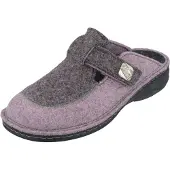 Finn Comfort Antholz Hausschuhe, Doublefilz, Lila, Wechselfußbett - Marken , Mehrfarbig