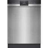 Siemens iQ300 SN43ES06UE, Unterbau, Standardgröße (60 cm), Edelstahl, Schwarz, Edelstahl, Weiß, Berührung