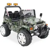HECHT 56187 Kinder Elektroauto mit Fernbedienung | 6,8 km/h | 2 x 45 W | bis 30 kg | USB AUX Radio
