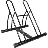 Baumarktplus Fahrradständer für 2 Fahrräder DUO Räder Fahrrad Ständer Rad schwarz Twin