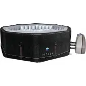 NetSpa Python 5/6 Personen 185X70Cm - Kunstleder/Kroko-Effekt - 850L - Aufblasbarer Whirlpool, oktogonal - 5/6 Plätze