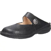 Finn Comfort Canaro Pantolette, Damen, Schwarz, Leder, bequem - Marken , Schwarz, leder (orione)