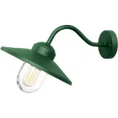 Elstead Lighting Elstead Klampenborg Außenwandleuchte E27 Tannengrün IP44 Anti-Meerwasser