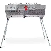 Grillpeter Mangal Set Taschkent Schaschlikgrill mit 11er Drehspieß Spieße Motor