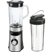 ProfiCook PC-UMS 1085, Tischplatten-Mixer, 1 l, 350 W, Schwarz, Edelstahl