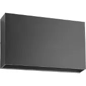 LINDBY LED-Außenwandleuchte Jarte, 20cm, up/down, grau, IP65