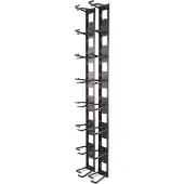 APC Vertikale Kabelmanager, 8 Kabelringe, 0 HE