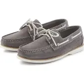 Elbsand Bootsschuh Lederschuhe grau Größe 40