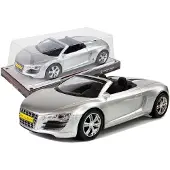 Import LEANToys Cabrio Silber 1:18 Pullback Auto