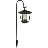 Eglo SOLAR, Außensockel-/Pfostenbeleuchtung, Schwarz, Garten, Transparent, 1 Glühbirne(n), LED