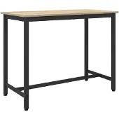 vidaXL Tisch Sonoma-Eiche 100 x 50 x 76,5 cm Ingenieure Holz und Stahl