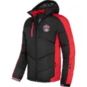 Nebulus Skijacke HILL Herren, Outdoorjacken , Funktionsjacke , P4962 - Herren, schwarz-rot, M