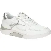 Gabor ROLLINGSOFT Damenschuhe - bequeme Schnür- Halbschuhe weiß NEU