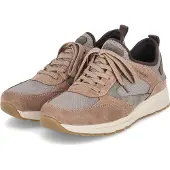 Rieker Herren Low Sneaker Beige Leder & Textil Größe: 46