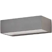 LUCANDE LED-Außenwandlampe Lissi, 21 cm, anthrazit, IP54