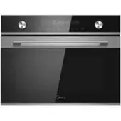 Midea Kompakt-Einbau-Backofen + Mikrowelle MEK45KIX 45 cm, 13 Funktionen, 5 Mikrowellen-Kombi-Funktionen