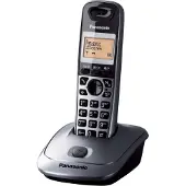 Panasonic KX-TG2511, DECT-Telefon, Kabelloses Mobilteil, Freisprecheinrichtung, 50 Eintragungen, Anrufer-Identifikation, Titan