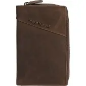 Bruno Banani Geldbörse , Damen, braun (cognac), Leder, unifarben, Kleinlederwaren Geldbörse, echt Leder