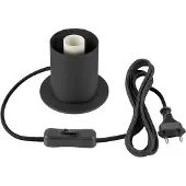 SLV VARYT, Tischleuchte, rund, 1x max. 6W, E14, schwarz 1008109