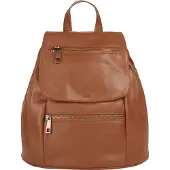 Samantha Look Cityrucksack echt Leder, Made in Italy