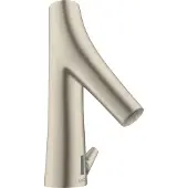 Hansgrohe Elektronischer Waschtischmischer Axor Starck Organic m Temp.-Reg., Netzanschl., brush. ni.